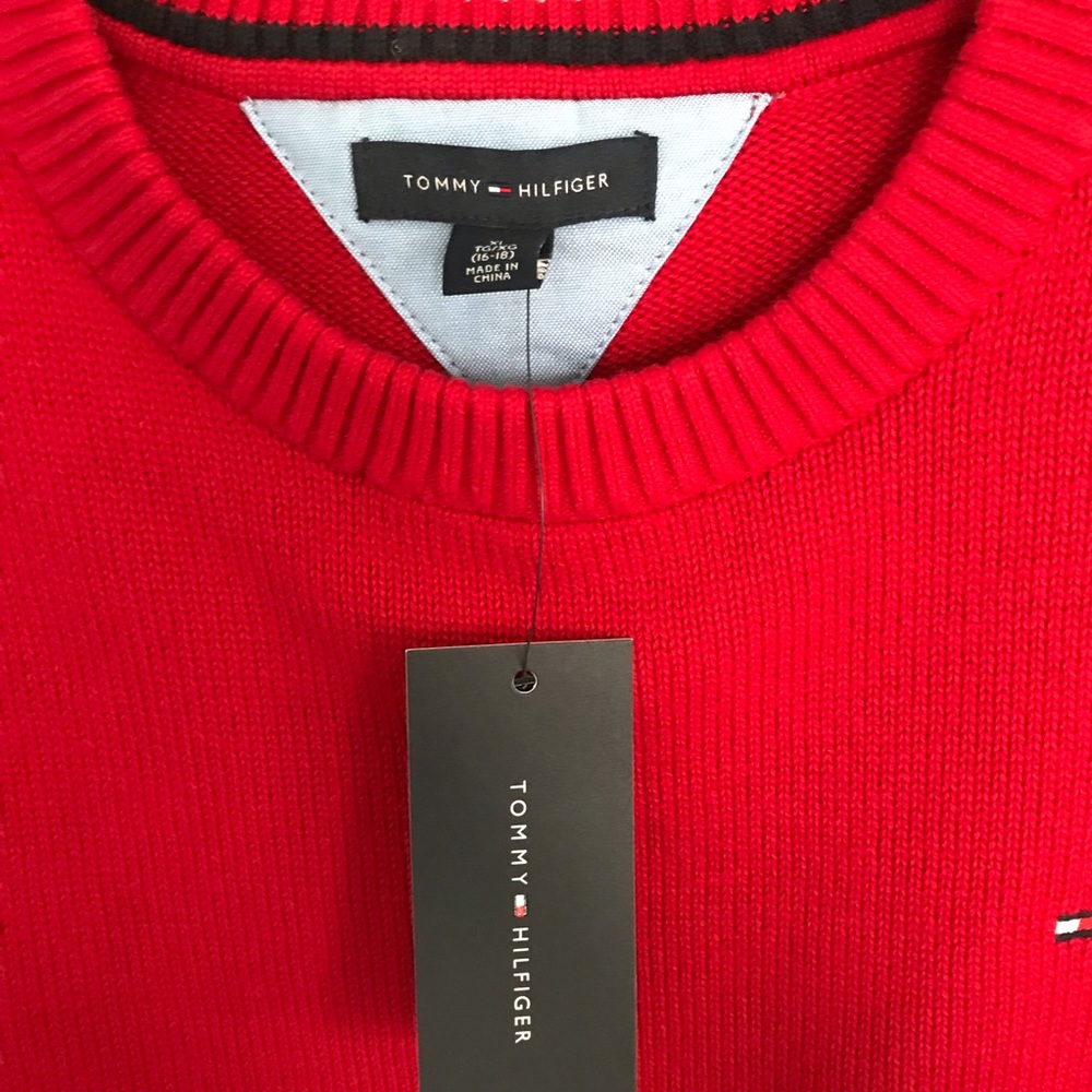 Tommy Hilfiger Red Sweater - Picture 2 of 4